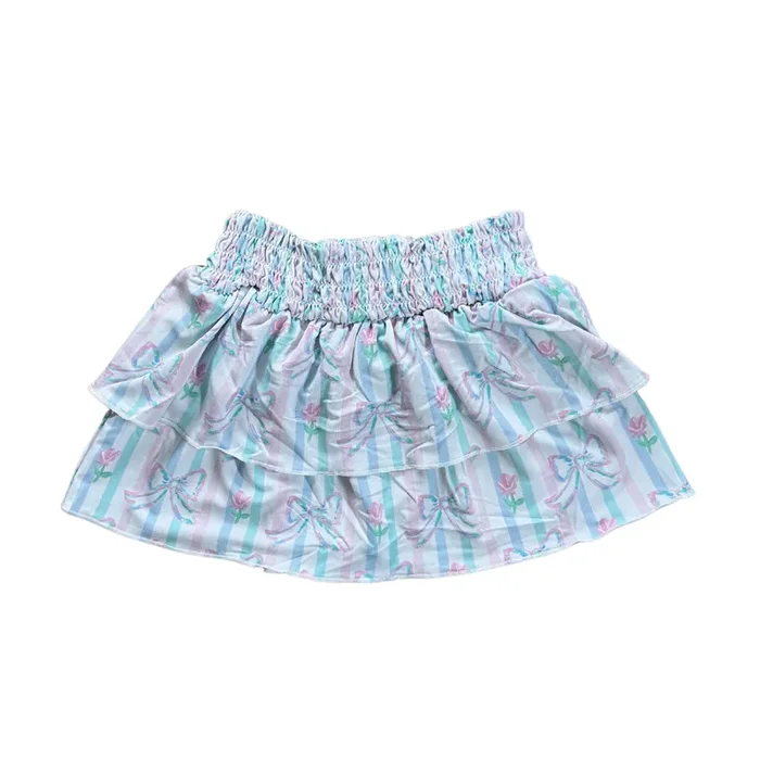 Lila – Tiered Smocked Skirt