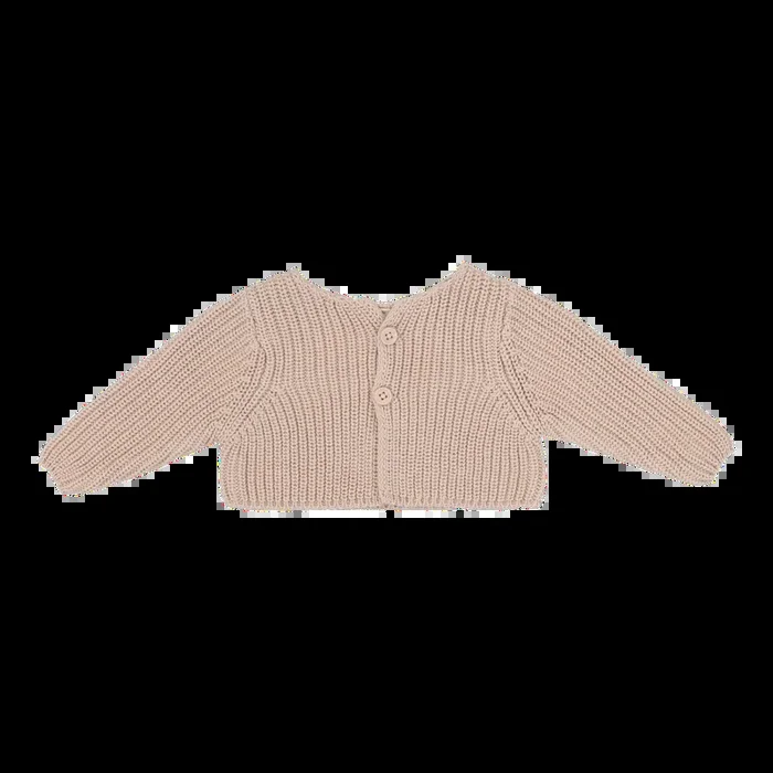Lilette By Lil Legs Chunky Knit Shrug Dusty Pink