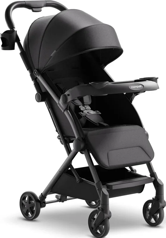 Lithe V2 Lightweight Stroller with Snack Tray – Black