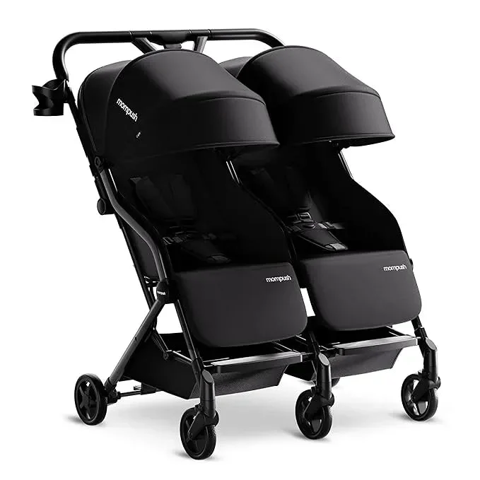 Lithe X2 Lightweight Double Stroller – Black (See Description)