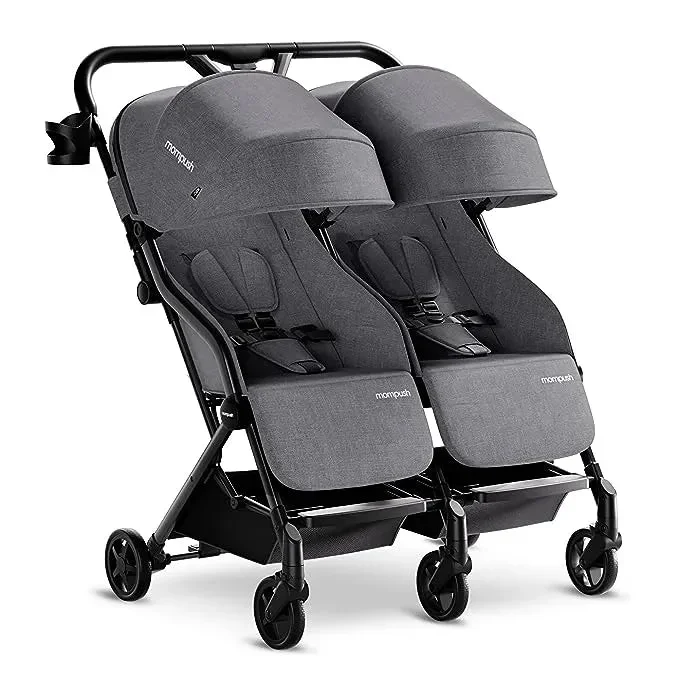 Lithe X2 Lightweight Double Stroller – Grey (See Description)