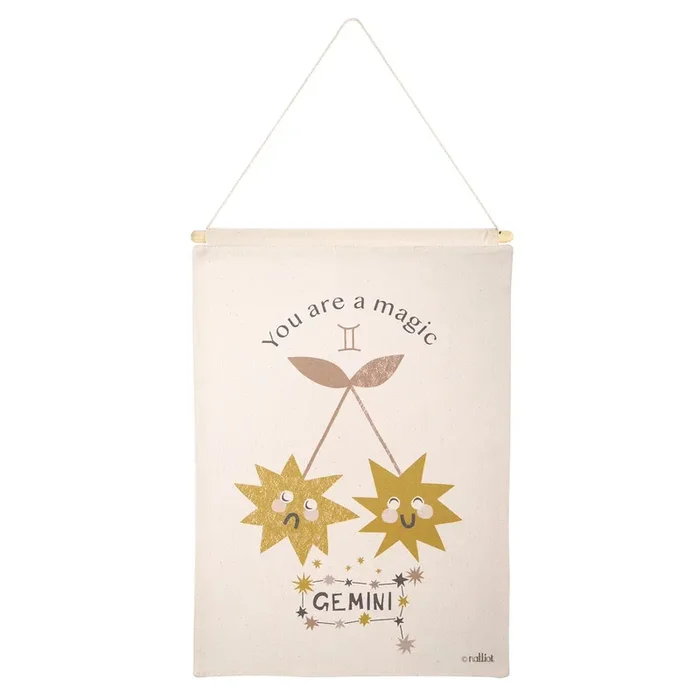 Little Gemini Children’s Wall Decoration Zodiac Sign Gemini
