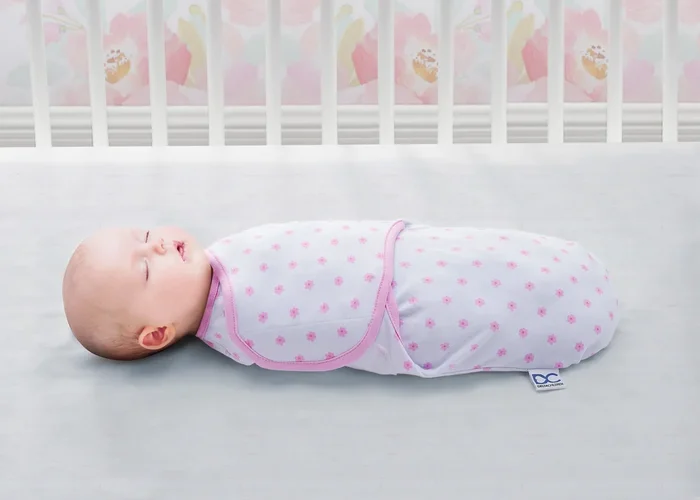 Little Lambs Adjustable Swaddle Wrap – Size Large, Fits Babies 3-6 Months/14-18 lbs., 3-Pack