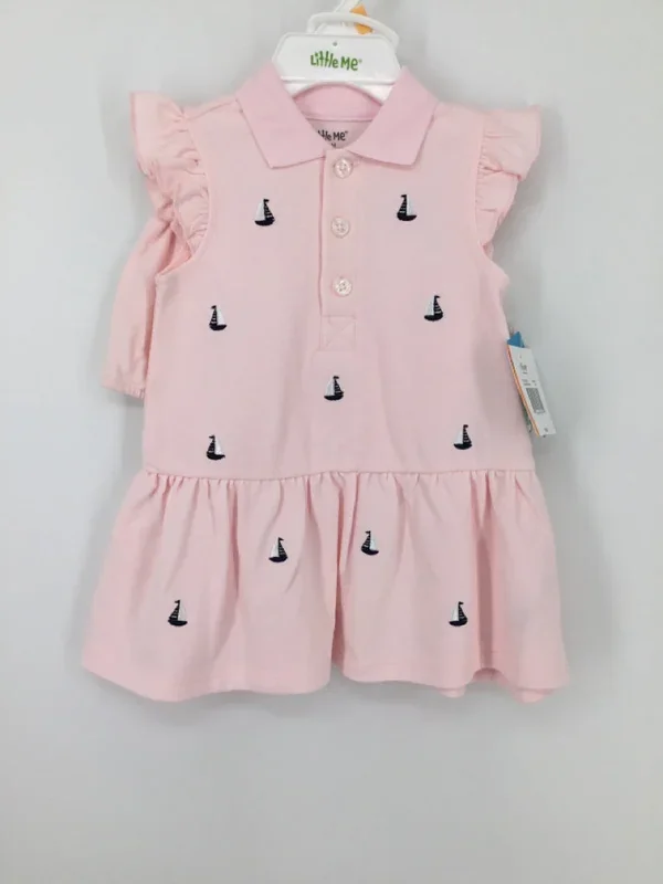 Little Me Child Size 12 Months Pink Dress – girls