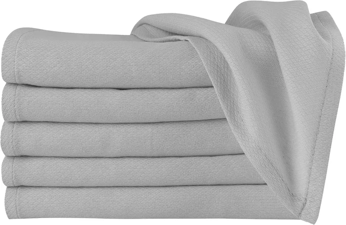 LITTLE PIPERS BIRDEYE FLATFOLD DIAPERS – 6 PACK – GRAY