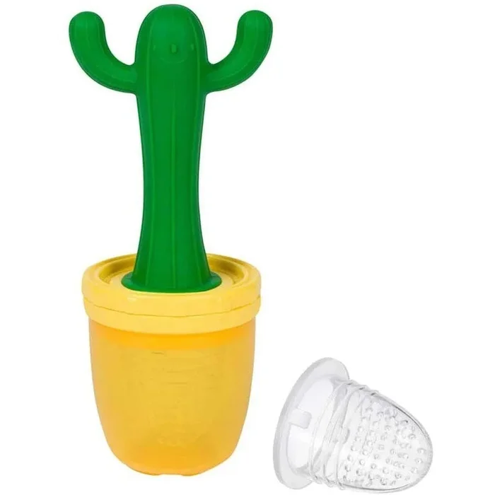 Lollaland 2-in-1 Solid Food Feeder & Cactus Teether