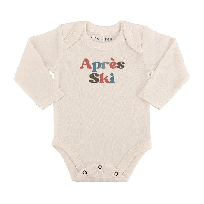 long sleeve graphic bodysuit | apres ski