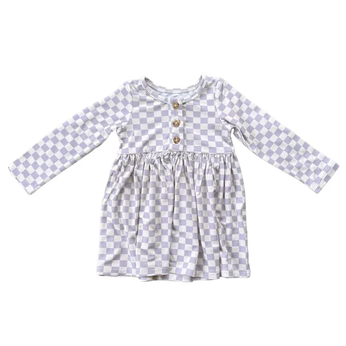 Long Sleeve Henley Dress