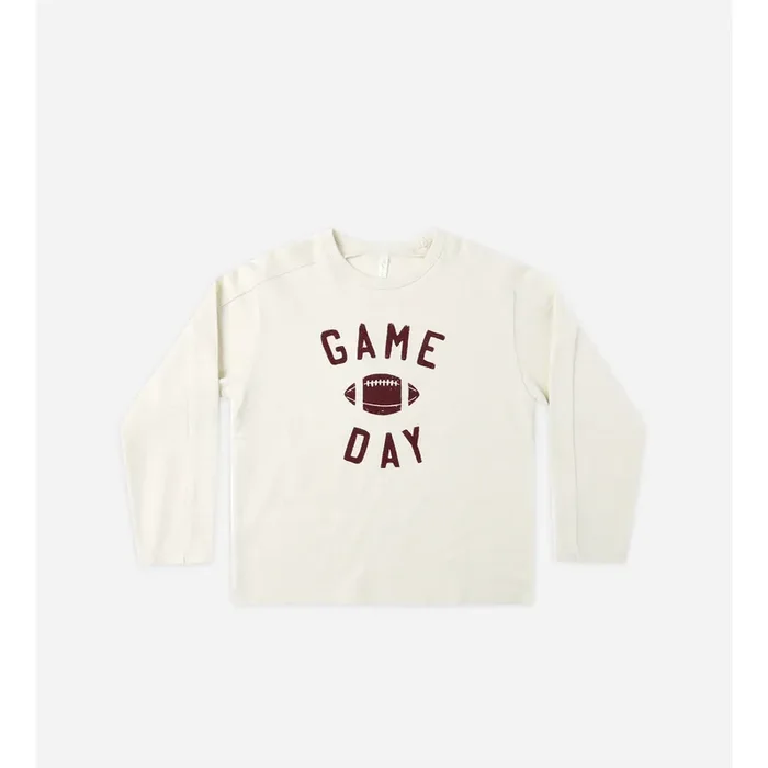 LONG SLEEVE PANELED TEE || GAME DAY