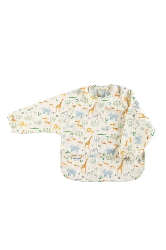 Long Sleeve Waterproof Bib – Safari Jungle