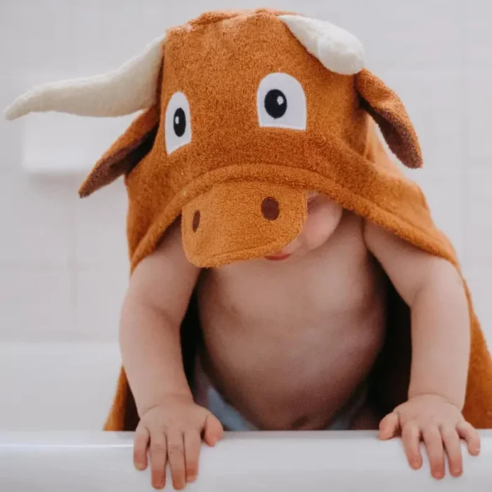 Longhorn Hooded Toddler Towel