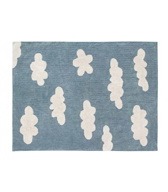 Lorena Canals Clouds Rug in Vintage Blue