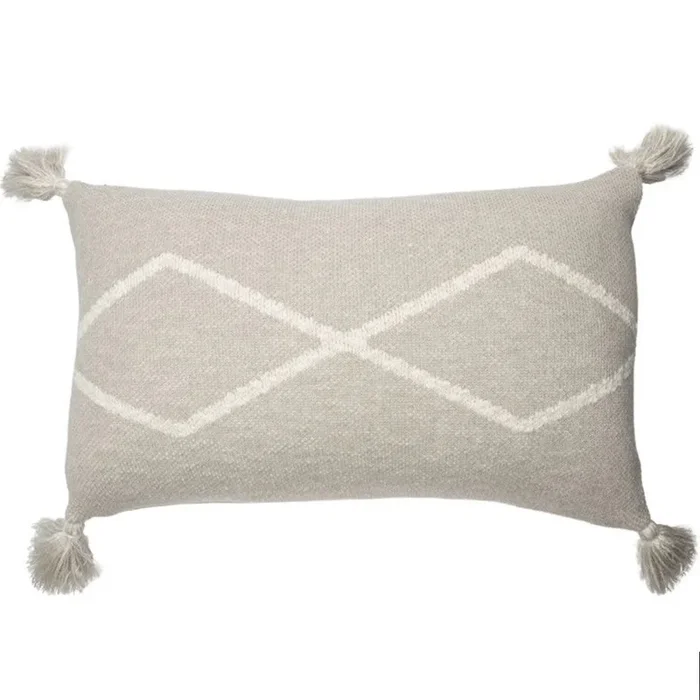 Lorena Canals Knitted Cushion Oasis Soft Linen