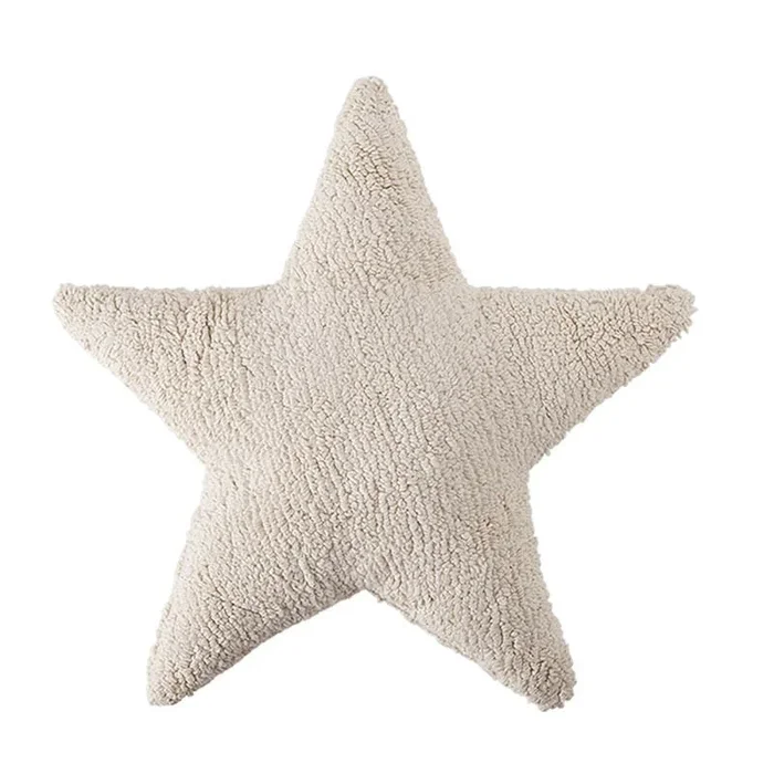 Lorena Canals Star Cushion in Beige