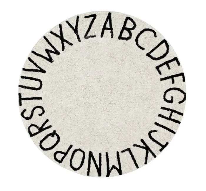 Lorena Canals Washable Rug Round ABC