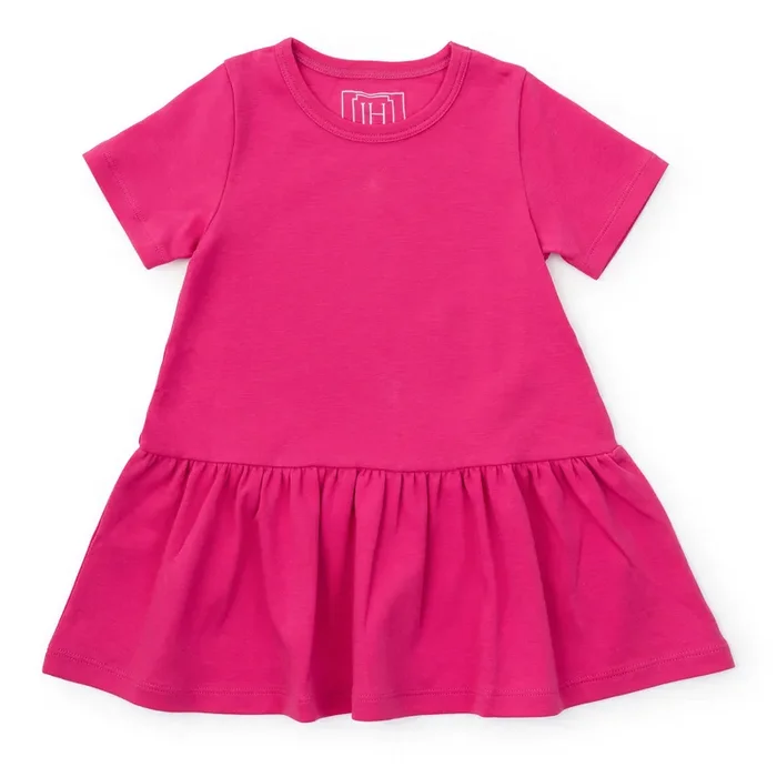 Lottie Girls’ Dress – Magenta