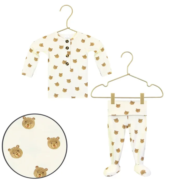 Lou Lou & Company Teddy Top, Bottoms + Hat Set