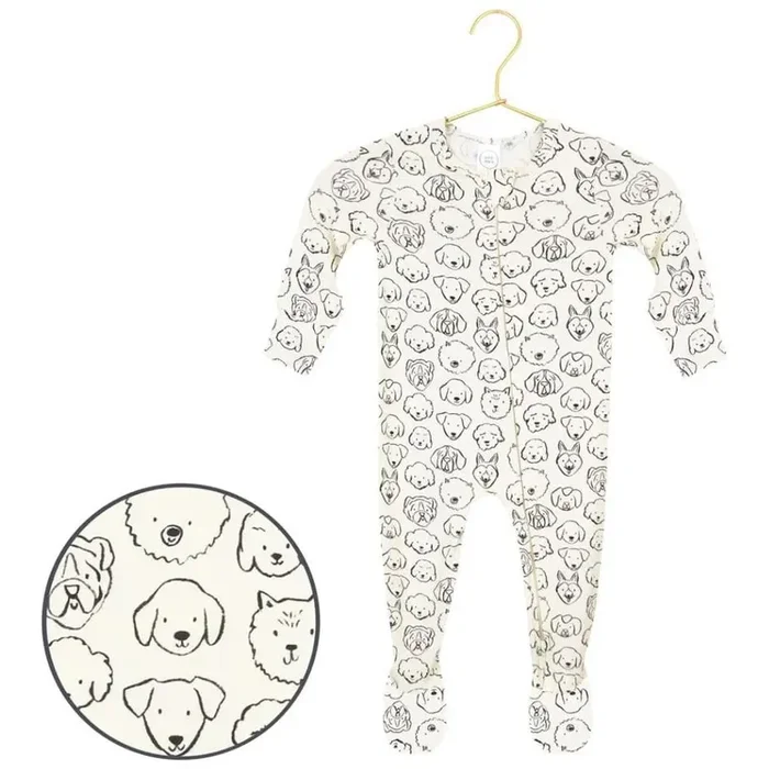 Lou Lou & Company Zippered Footie – Dane