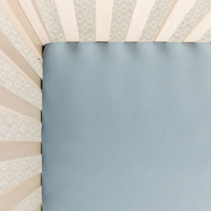 Lou Lou and Company Ribbed Crib Sheet
