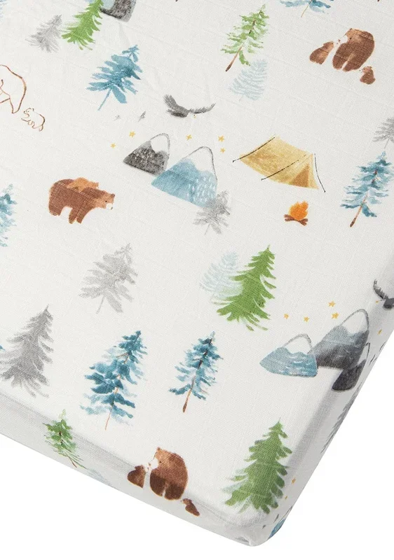 Loulou Lollipop Fitted Crib Sheet – Adventure Begins