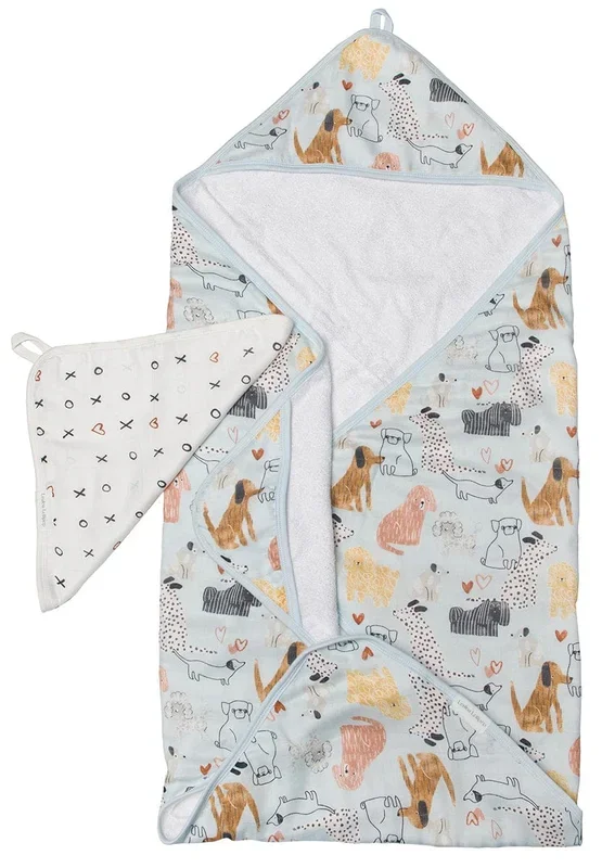Loulou Lollipop Hooded Towel Set – Honey Puppies