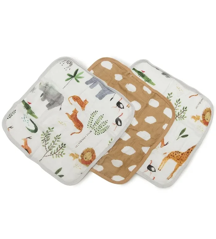 Loulou Lollipop Washcloth Set – Safari