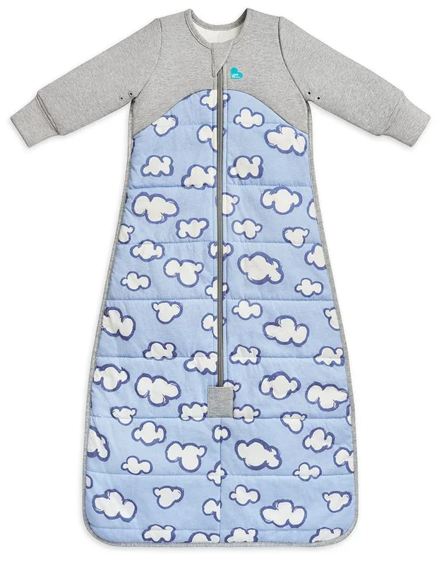 Love To Dream Sleep Bag Quilted Cotton 2.5 TOG, 18-36 M – Daydream Dusty Blue