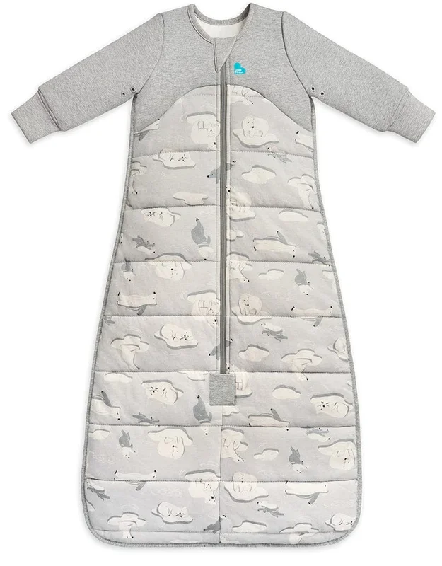 Love To Dream Sleep Bag Quilted Cotton 3.5 TOG, 6-18 M – South Pole Grey