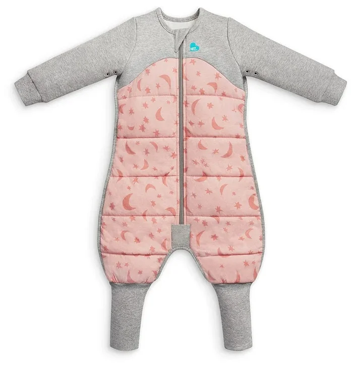 Love To Dream Sleep Suit Quilted Cotton 2.5 TOG, 12-24 M – Moonlight Dusty Pink