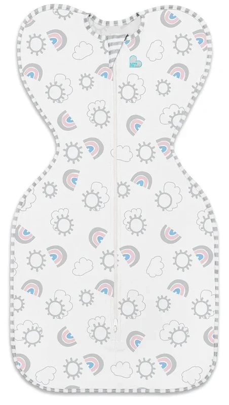 Love To Dream Swaddle UP Original 1.0 TOG, Medium – Rainbow White