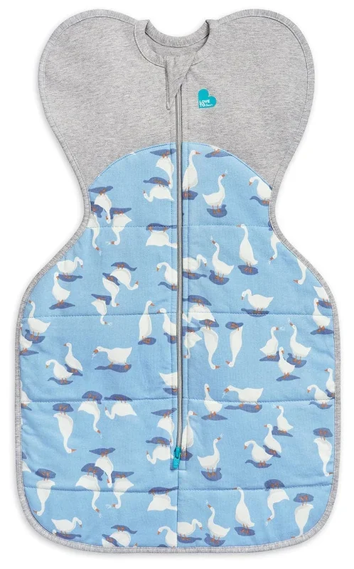 Love To Dream Swaddle UP Quilted Cotton 2.5 TOG, Small – Silly Goose Dusty Blue