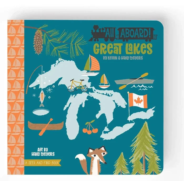 Lucy Darling Board Book – All Aboard Great Lakes: A Seek and Find Book