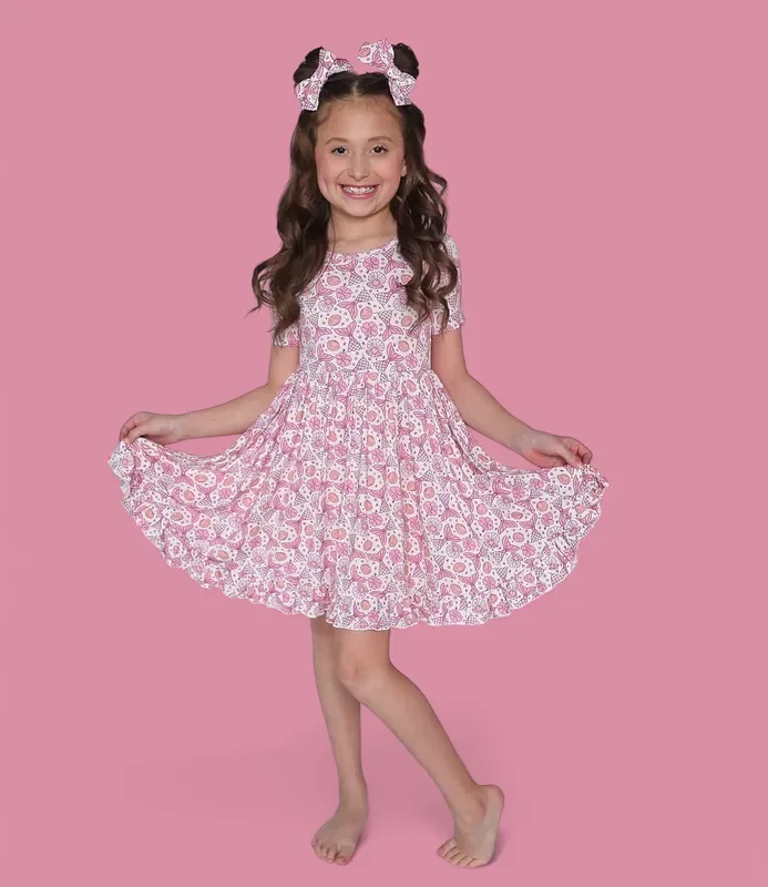 Magical Mermaid Dream Ruffle Dress