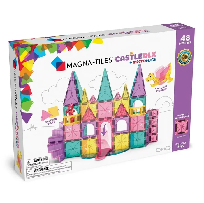 MAGNA-TILES Castle DLX 48 Piece Set