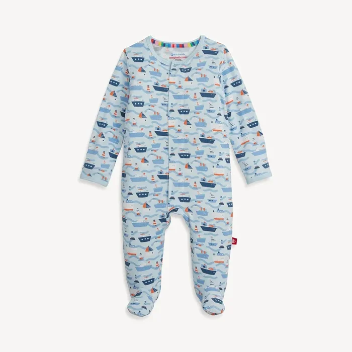 Magnetic Me Modal Footie | Forever and All-Waves