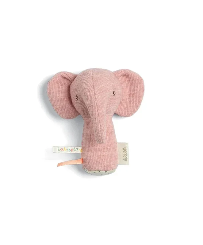Mamas & Papas Mini Rattle – Edie Elephant
