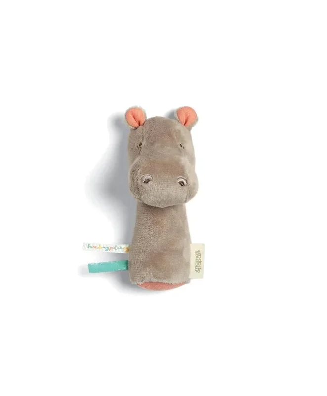 Mamas & Papas Mini Rattle – Henry Hippo