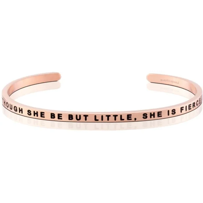 MantraBand Though She Be But Little, She is Fierce