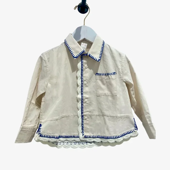Manuel Embroidered Shirt – Opal