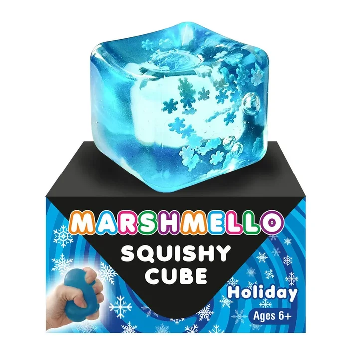 Marshmello Squishy Snowflake Cube