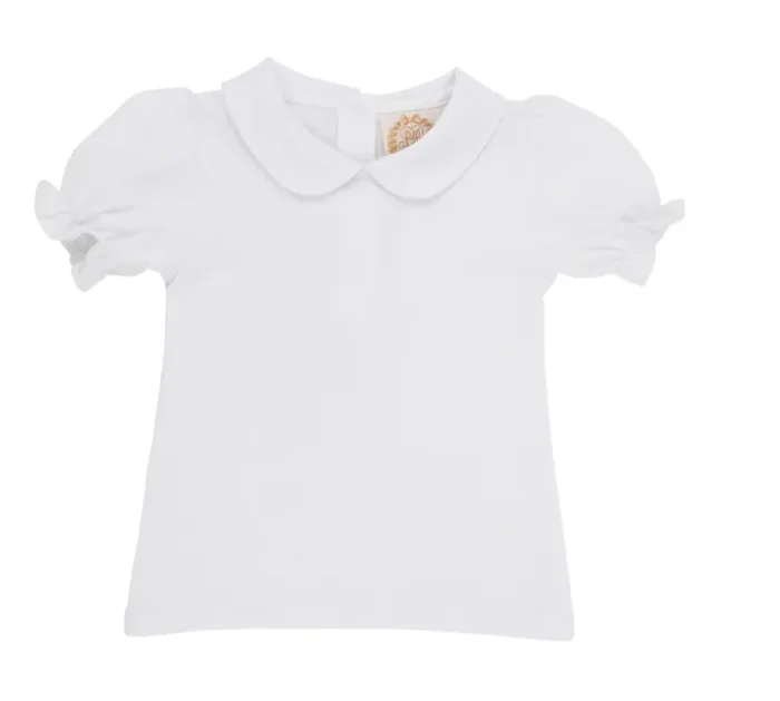 Maude’s Peter Pan Collar Pima | White