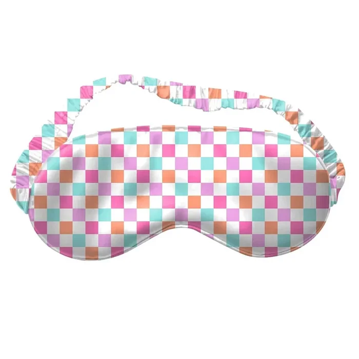 Mavi Bandz Satin Sleep Mask | Checkered