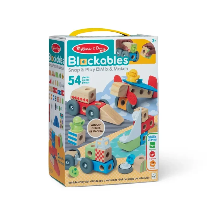 Melissa & Doug Blockables Vehicle Set