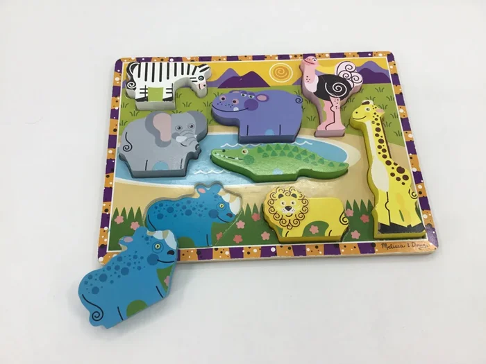 Melissa & Doug Chunky Puzzle – Safari Animals