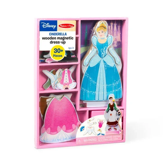 Melissa & Doug Cinderella Wooden Magnetic Dress-Up