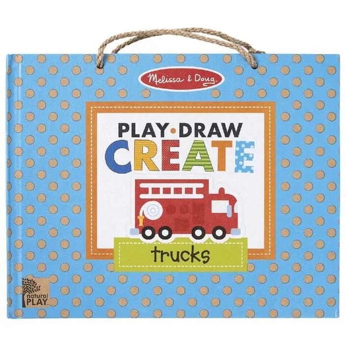 Melissa & Doug Play, Draw, Create – Trucks