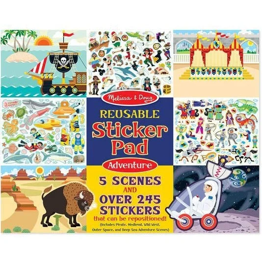 Melissa & Doug Reusable Sticker Pad | Adventure