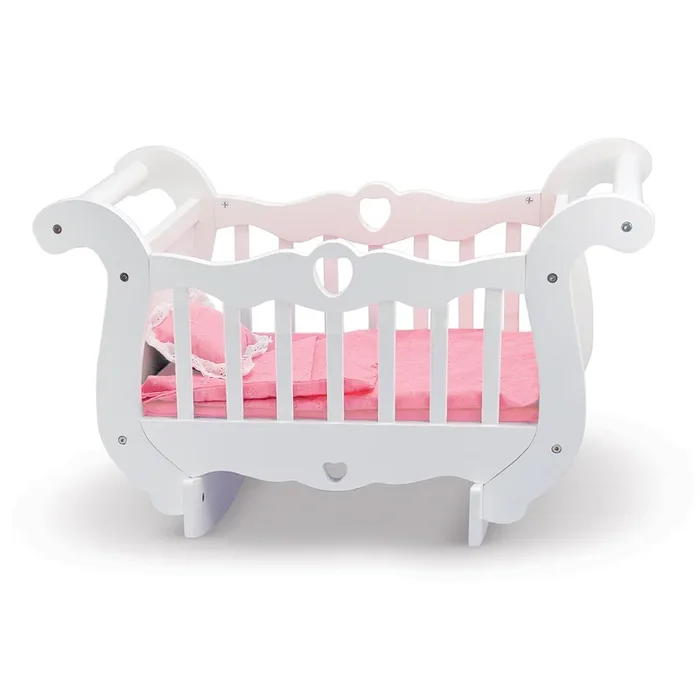 Melissa & Doug Wooden Doll Crib