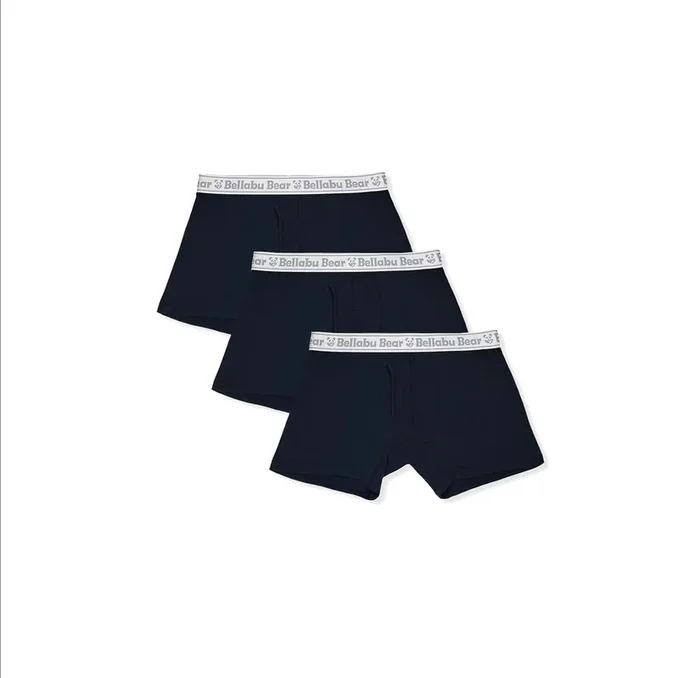 Men’s Black Boxer Brief Bamboo Underwear 3-pack