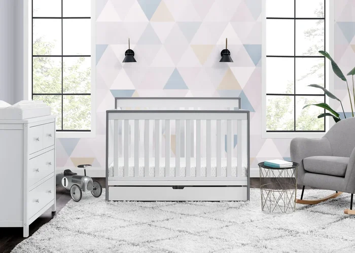 Mercer 6-in-1 Convertible Crib with Storage Trundle